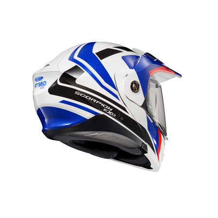 #EXO-AT960 HICKS WHITE/BLUE LG DOT-ECE