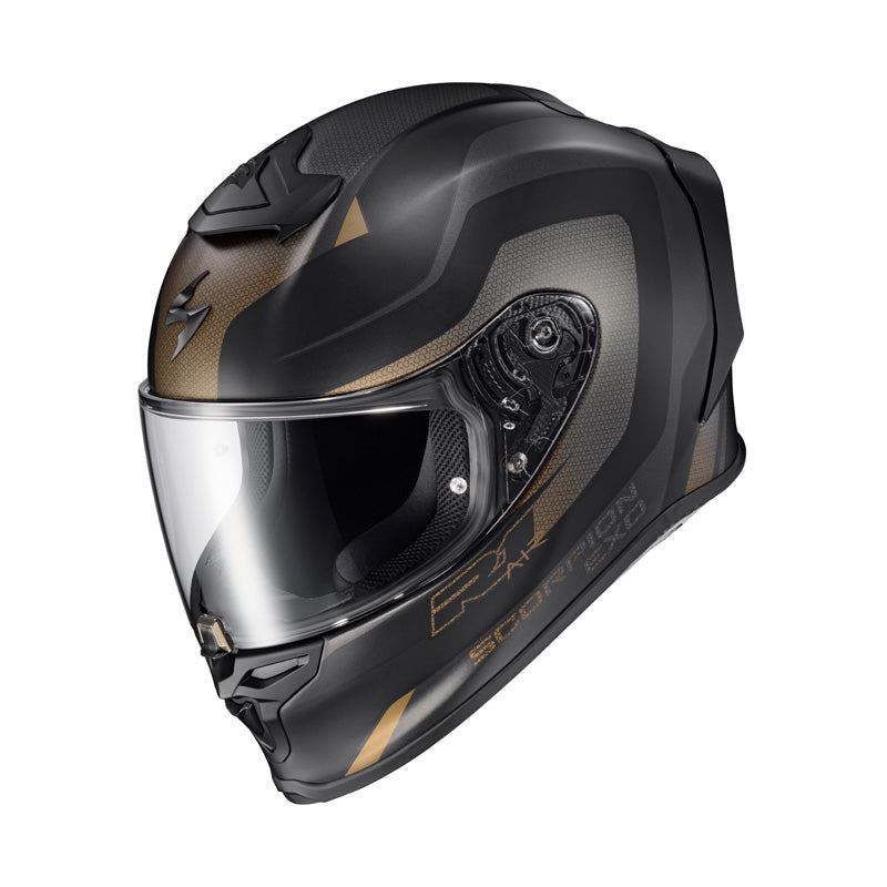 XEXO-R1 AIR HELMET - HIVE - BLACK/GOLD (L)