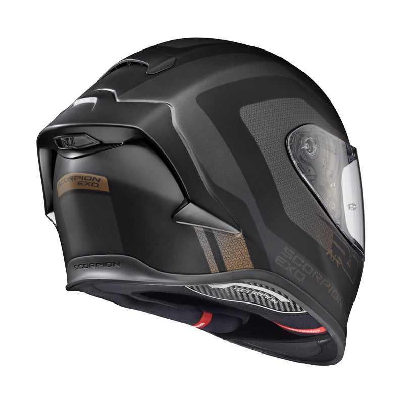 XEXO-R1 AIR HELMET - HIVE - BLACK/GOLD (L)