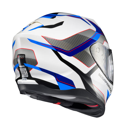 EXO-T520 HELMET - ZUSE - WHITE/BLUE (L)