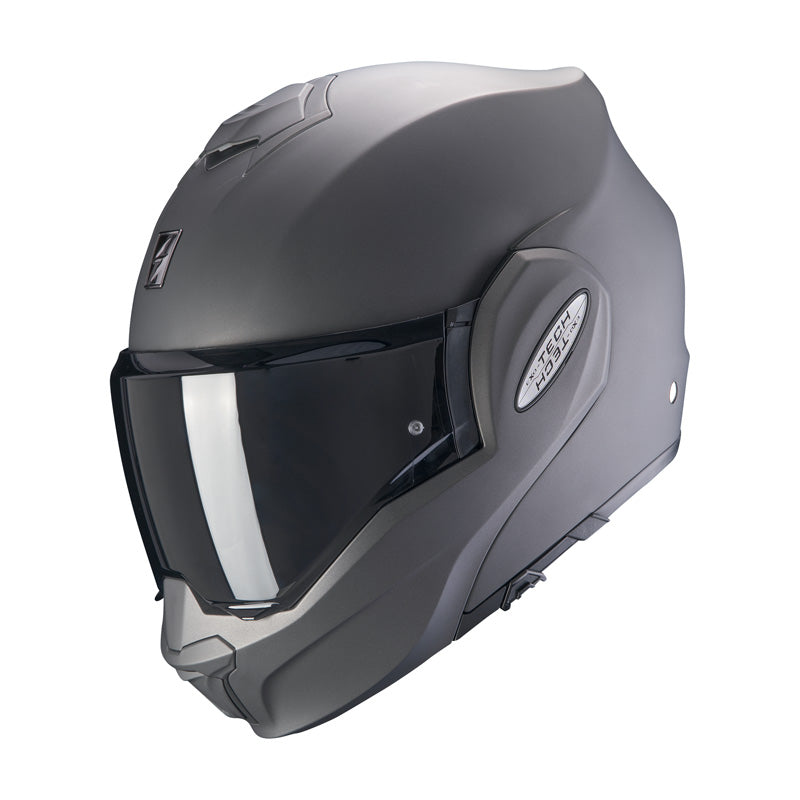 #EXO-TECH EVO SOLID HELMET - MATTE ANTHRACITE (L)