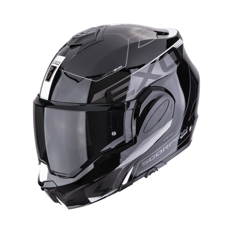 #EXO-TECH EVO TRAVELLER HELMET - BLACK/WHITE (L)