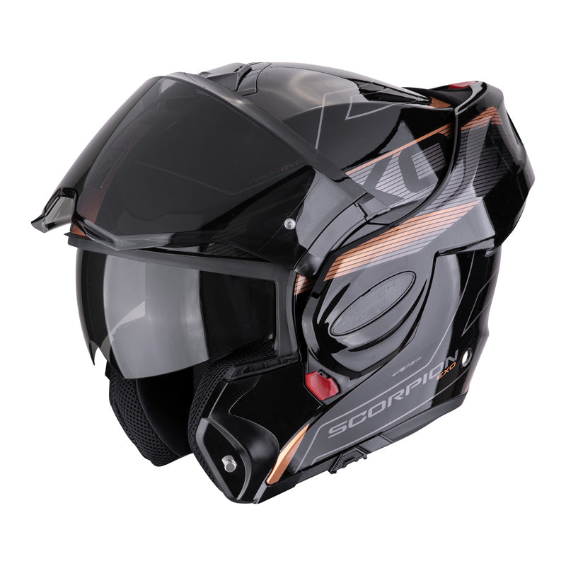 #EXO-TECH EVO TRAVELLER HELMET - BLACK/COPPER (L)