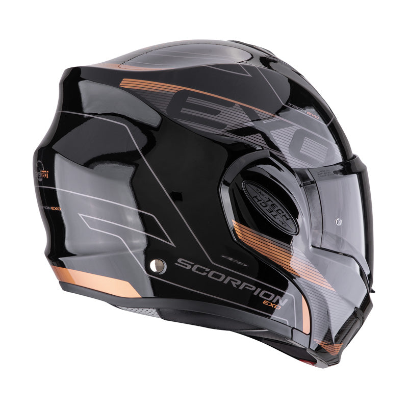 #EXO-TECH EVO TRAVELLER HELMET - BLACK/COPPER (L)