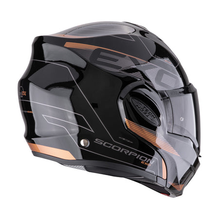 #EXO-TECH EVO TRAVELLER HELMET - BLACK/COPPER (L)