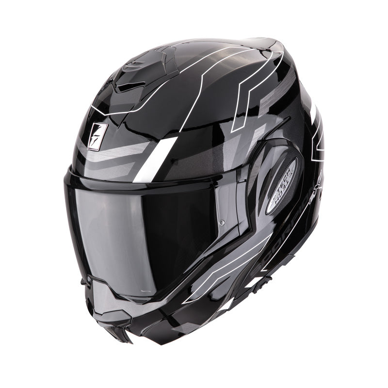#EXO-TECH EVO CONQUER HELMET - BLACK/WHITE (L)