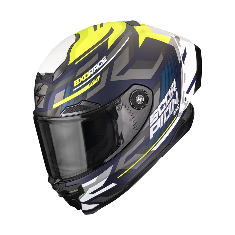 #EXO-RACE KOBRA HELMET - MATTE BLUE/YELLOW (L)