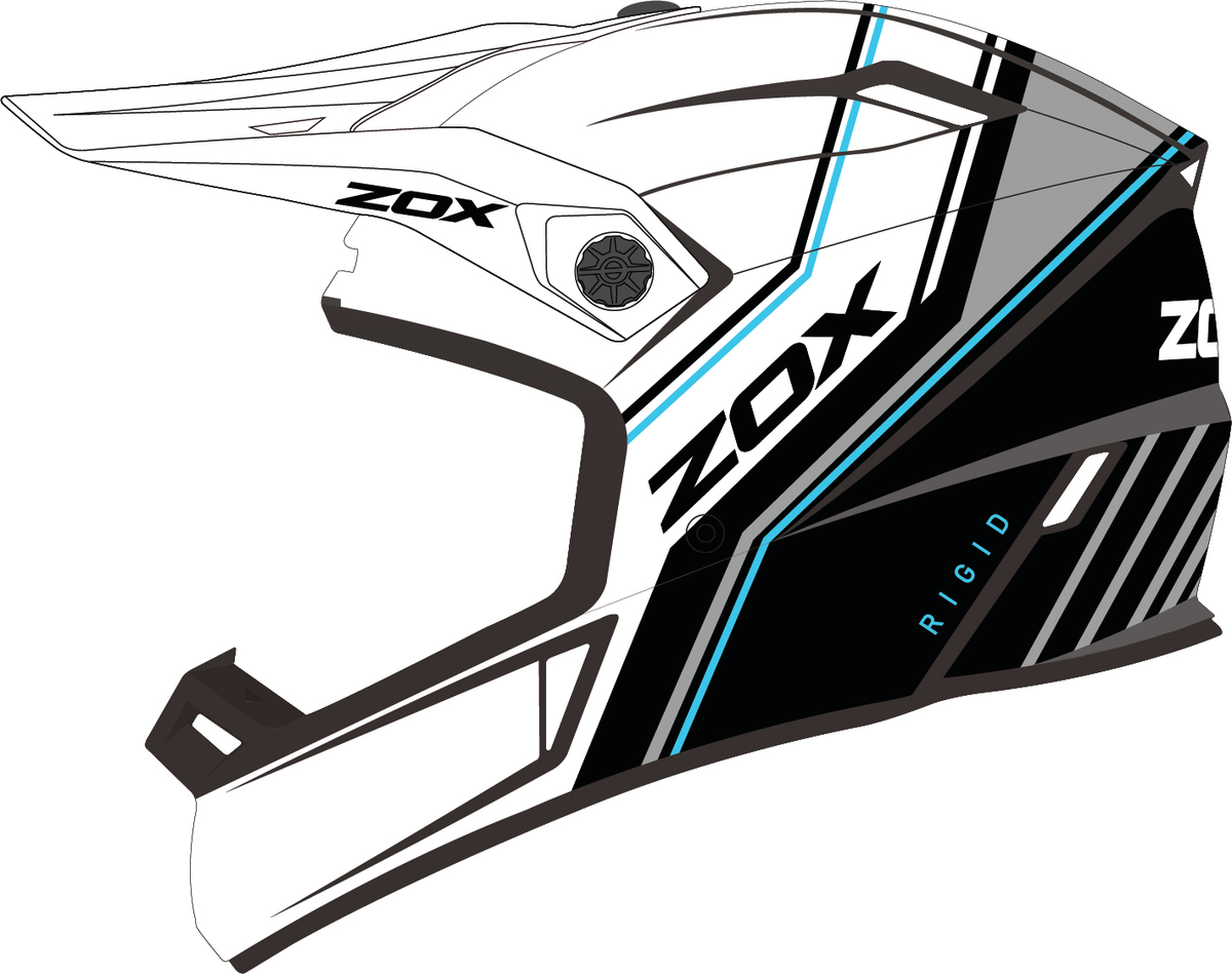 RAGE RIGID BLK/PEARL WHT M