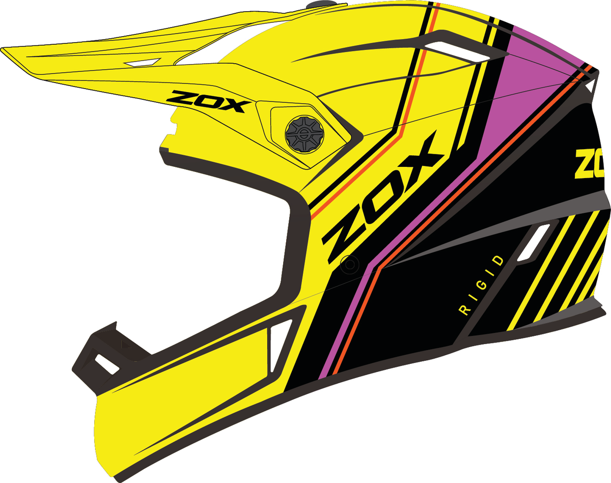 RAGE RIGID BLK/PINK/NEON YEL 2XL
