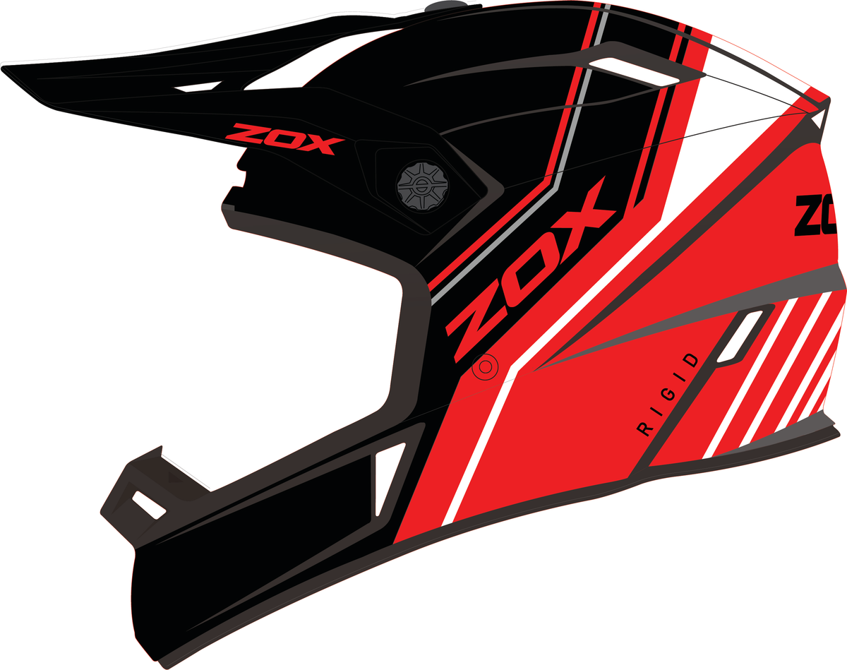 RAGE RIGID RED/BLK L