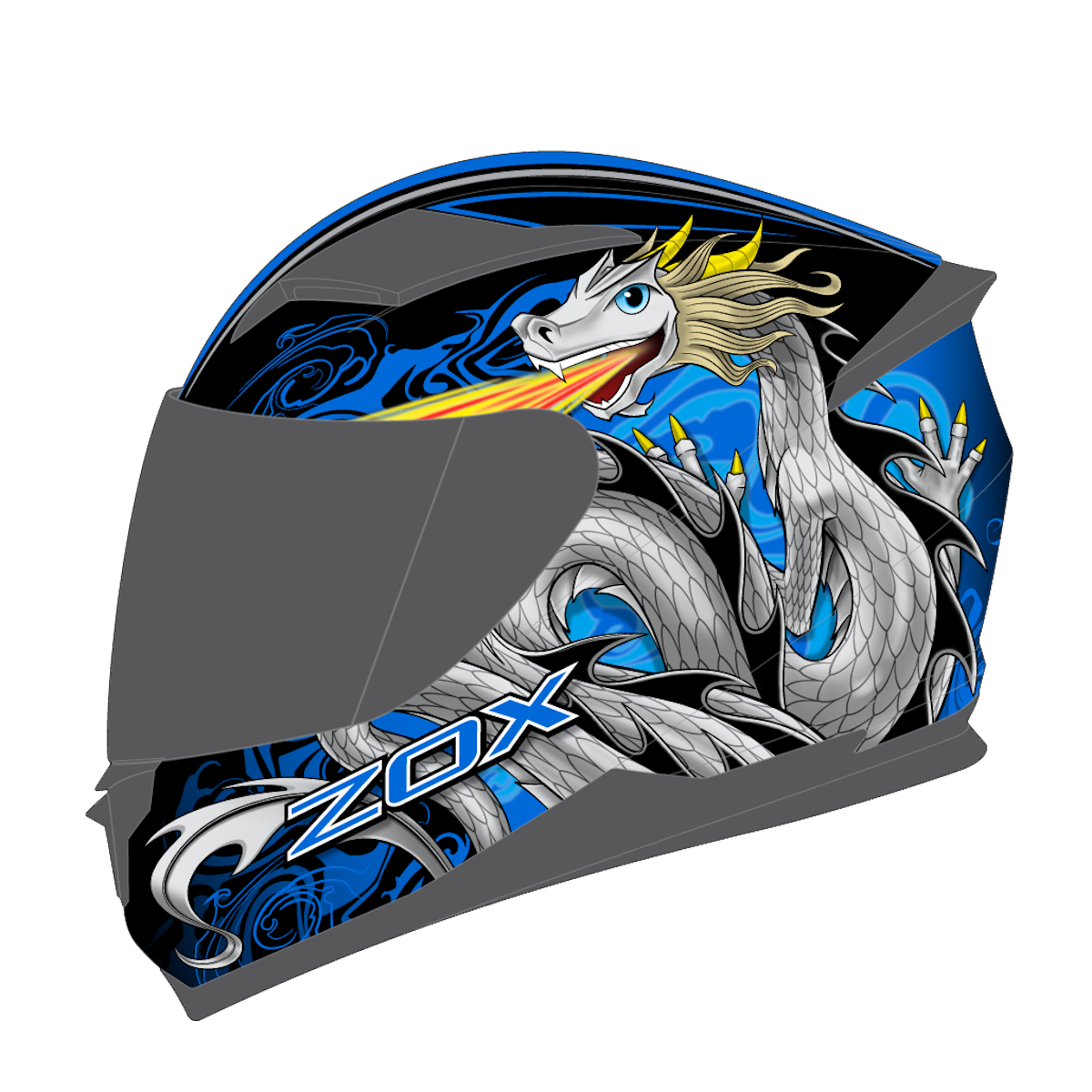 SONIC JR DRAGO BLACK/BLUE M
