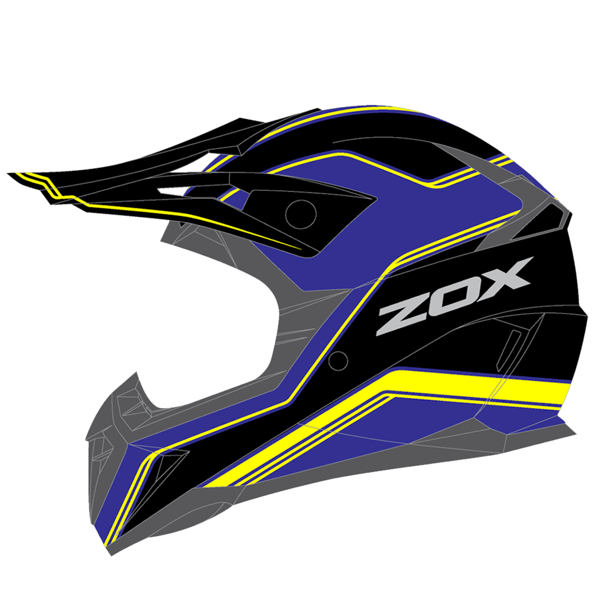 PULSE VIGOR BLK/PUR/YEL XL