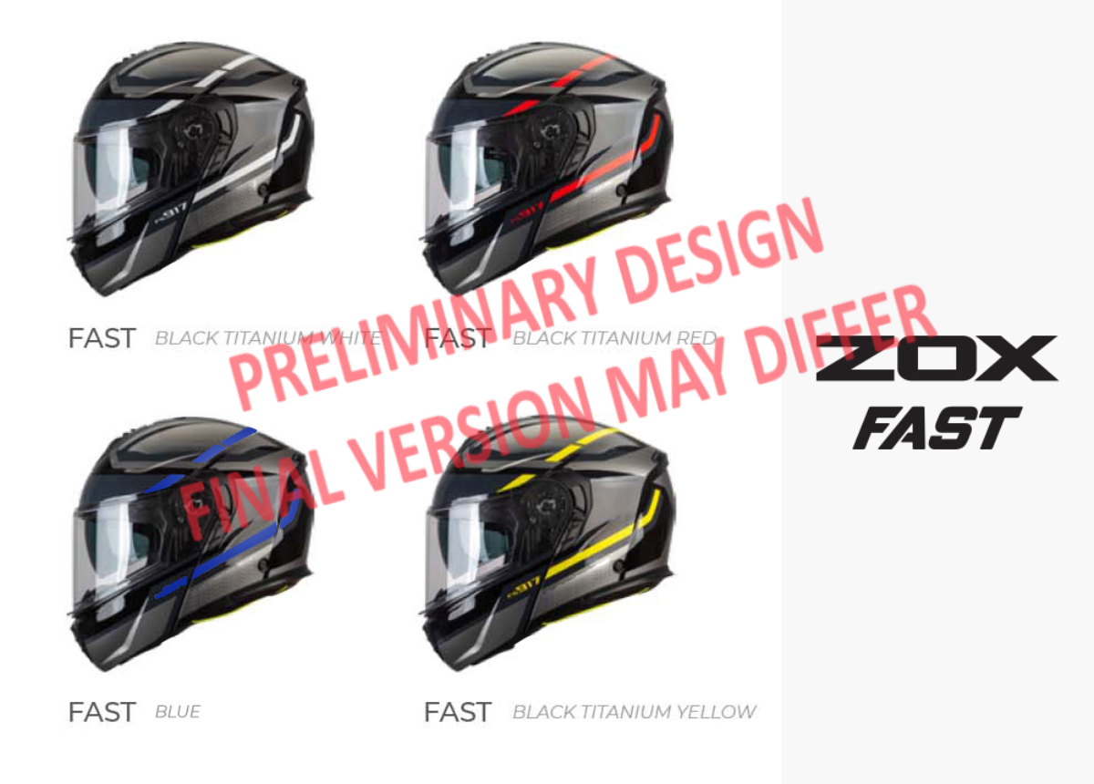ZENITH FAST BLK/TIT/WHT XL