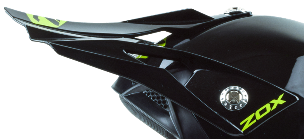 PULSE JR VISOR INCLINE BLK/HI-VIZ YEL/WH
