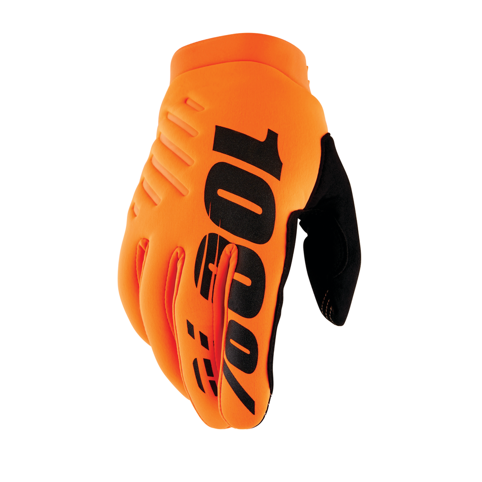 BRISKER YTH GLV FLUO ORANGE/BLACK L
