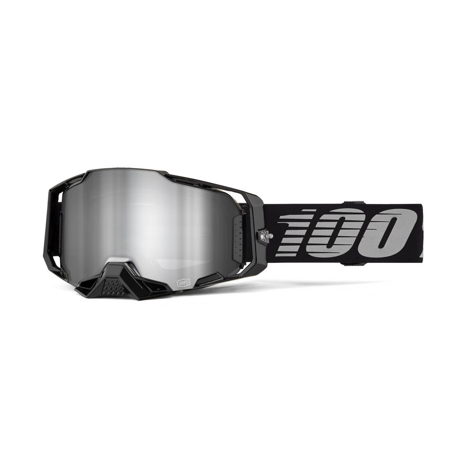 ARMEGA GOG BLACK MIRROR SILV LENS