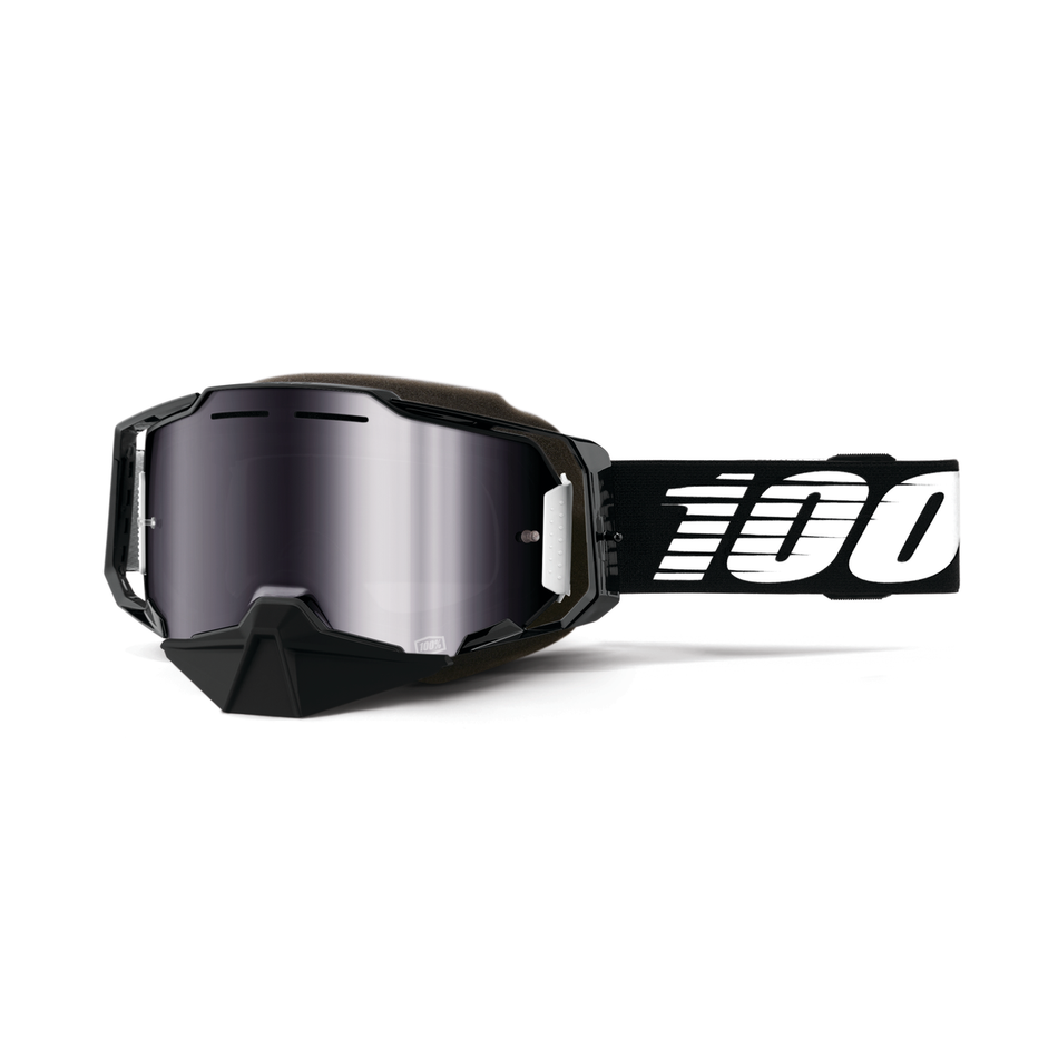 ARMEGA SNO GOG BLACK MIRROR SILVER FLASH