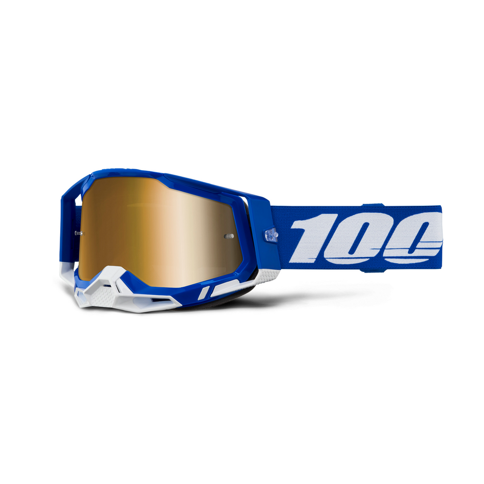 RACECRAFT 2 BLUE MIRROR TRUE GOLD LENS