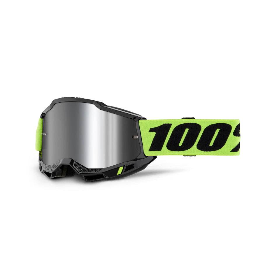 ACCURI 2 GOG NEON YEL MIRROR SIL LENS