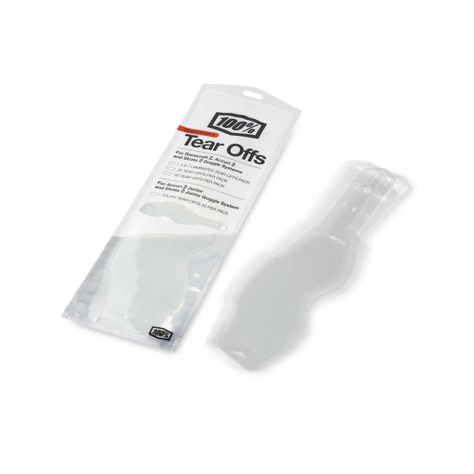 RC2/AC2/ST2 STANDARD TEAR-OFFS 50 PK