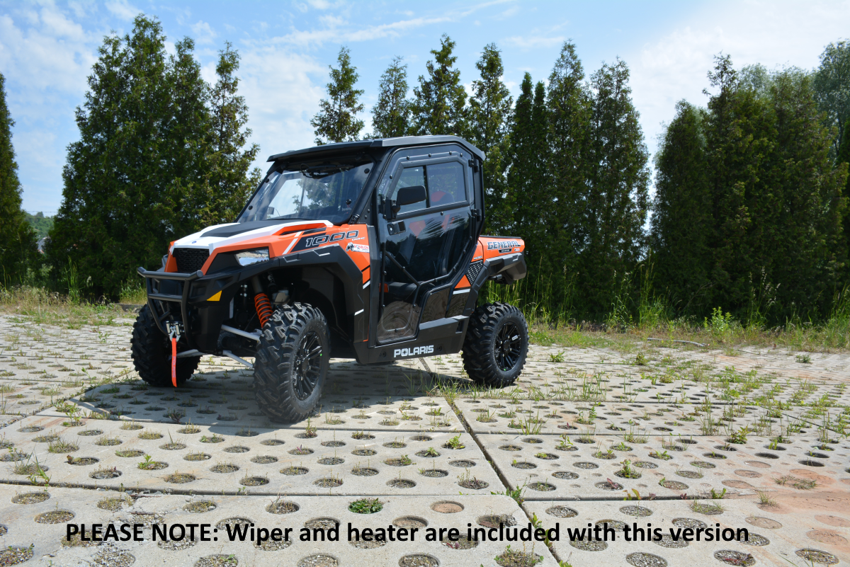 FULL CAB POL GENERAL 1000 W/WIPER/HEATER