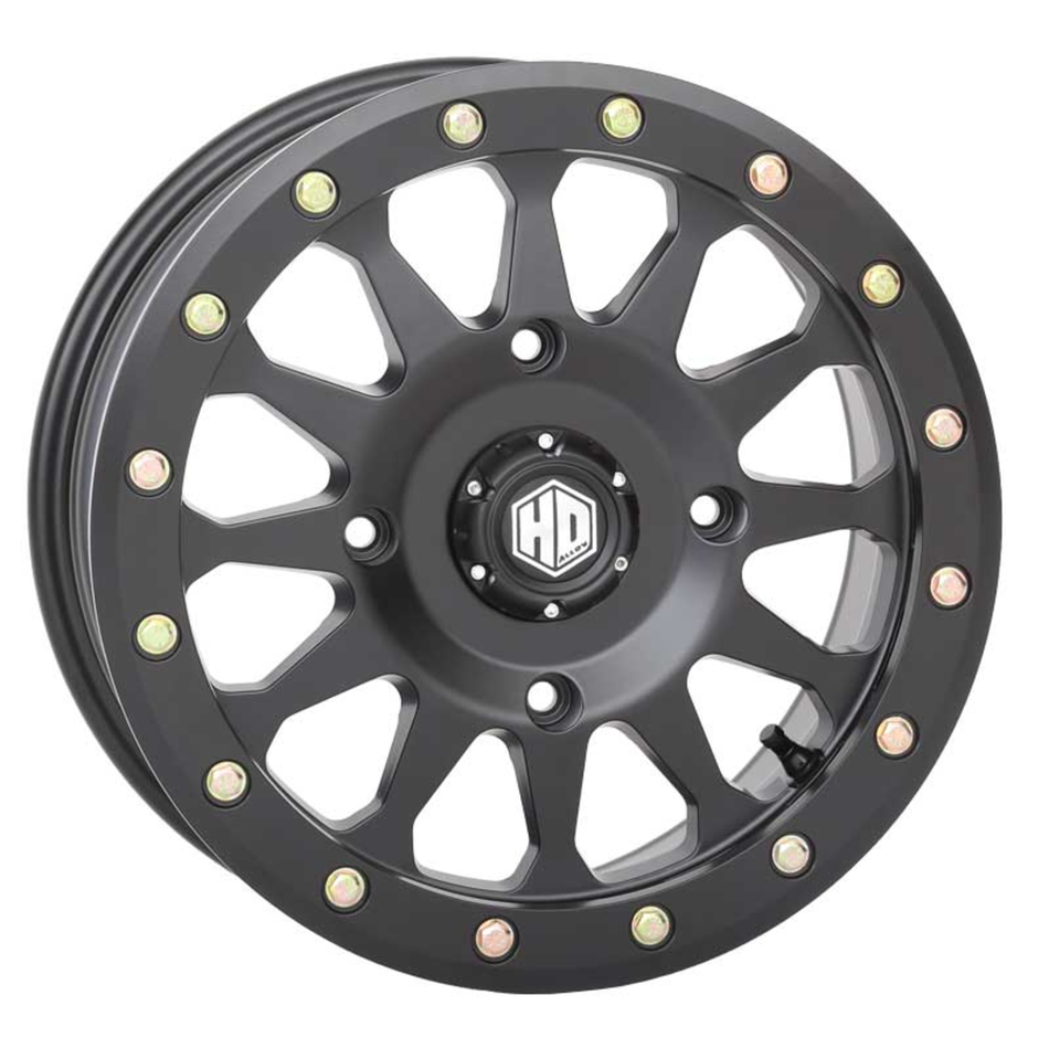15X7 4/156 5+2 HD BL A1 MATTE BLACK