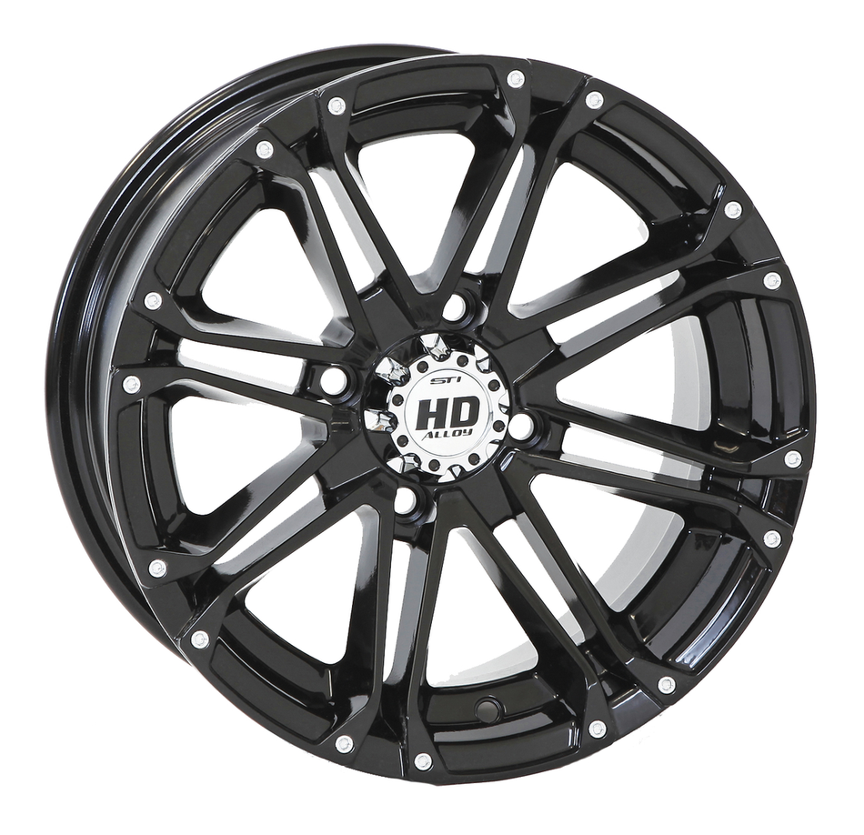 14X7 4/110 2+5 HD3 GLOSS BLACK WHL
