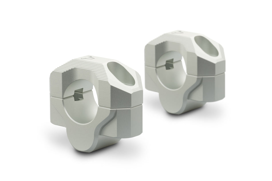 BAR RISER 20MM FOR 28MM BAR SILVER
