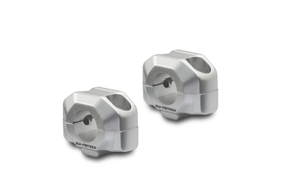 BAR RISER 15MM FOR 22MM BAR SILVER
