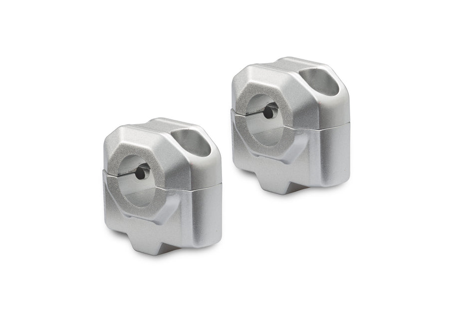 BAR RISER 25MM FOR 22MM BAR SILVER