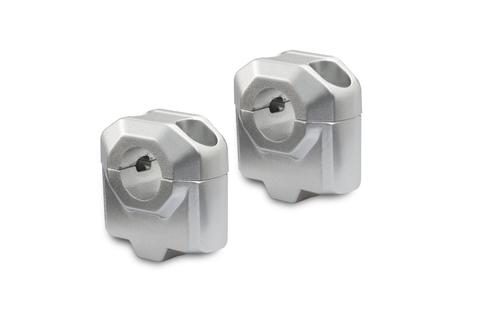 BAR RISER 30MM FOR 22MM BAR SILVER