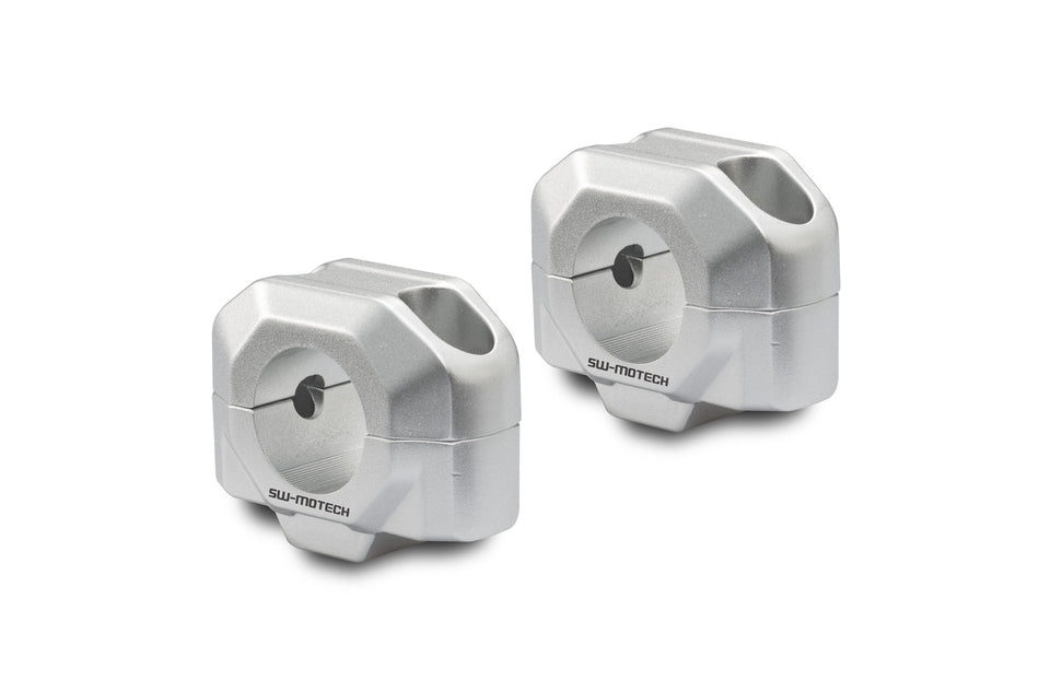 BAR RISER H=20MM FOR 28MM BAR SILVER