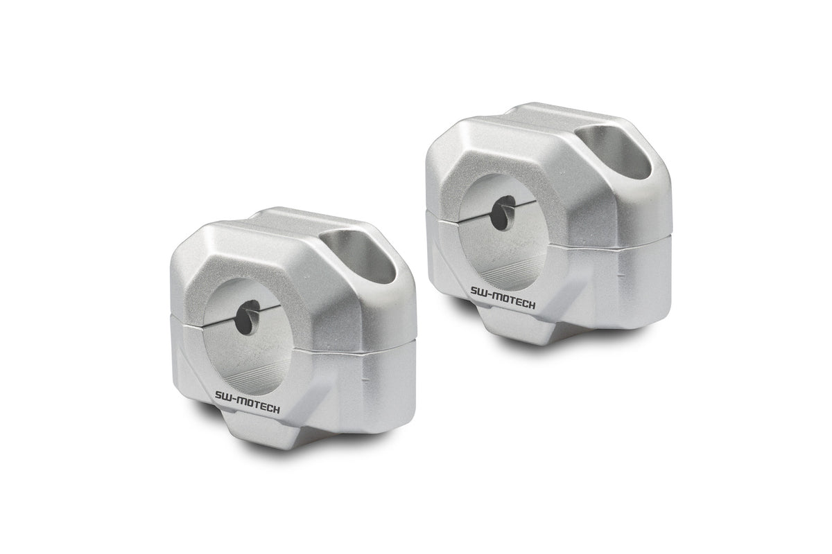 BAR RISER H=20MM FOR 28MM BAR SILVER