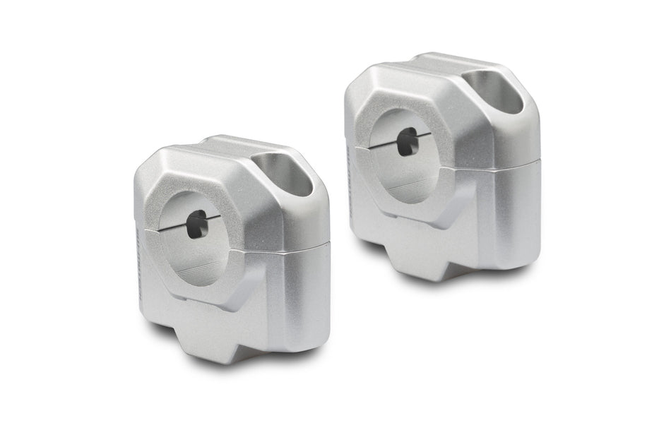 BAR RISER H=30MM FOR 28MM BAR SILVER
